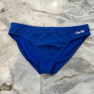 EUC Charlie by MZ cobalt blue medium lifeguard swim brief